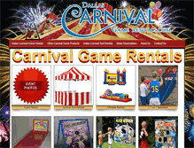 Tablet Screenshot of dallascarnivalgamerentals.com
